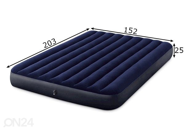 Ilmapatja Intex Classic Downy Airbed mitat