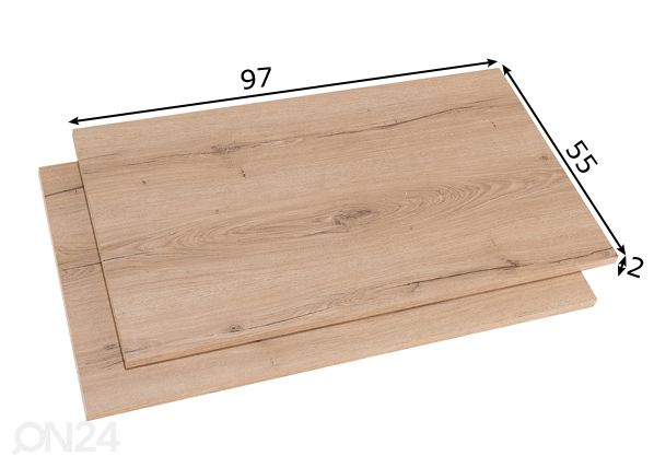 Irtohyllyt Nestor, 2 kpl mitat