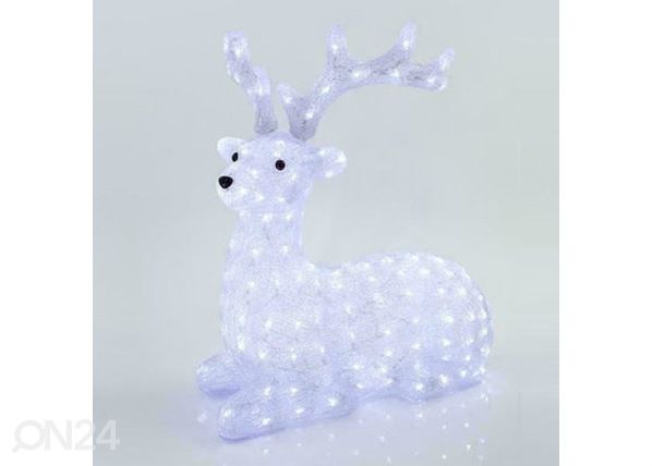 Istuva peura LED-joulukoriste