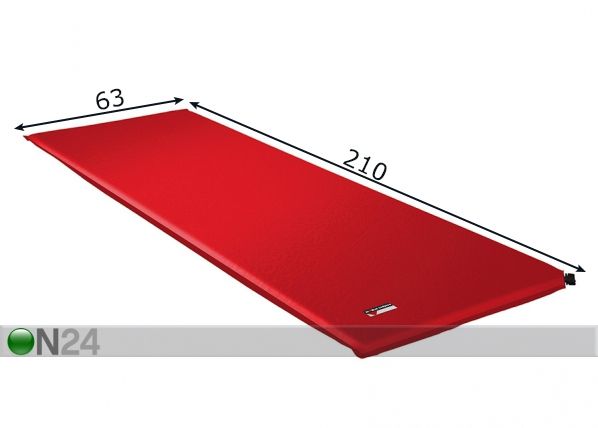 Itsetäyttyvä patja DAKOTA 210x63x5 cm mitat