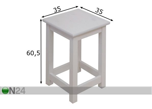Jakkara h60,5 cm mitat