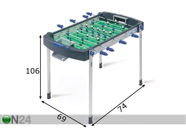 Jalkapallio SMOBY CHALLENGER mitat