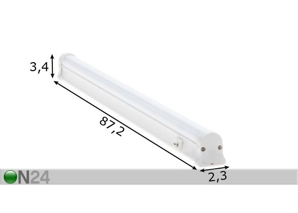 Jatkettava listavalaisin LED 12W mitat