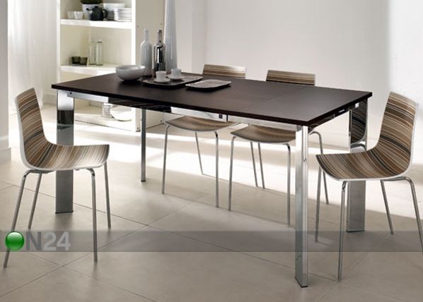Jatkettava ruokapöytä EVO 80x130-170 cm