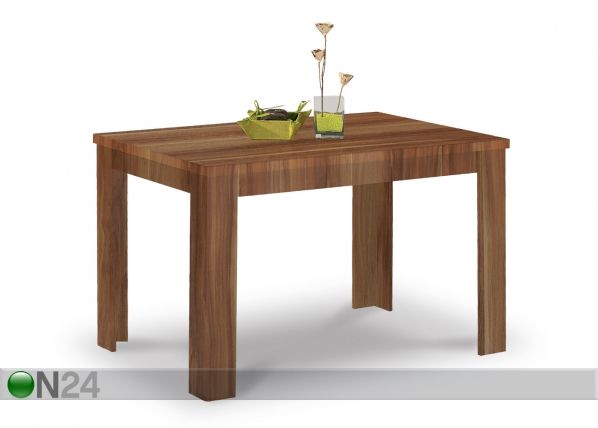 Jatkettava ruokapöytä STANDARD 80x120-153 cm
