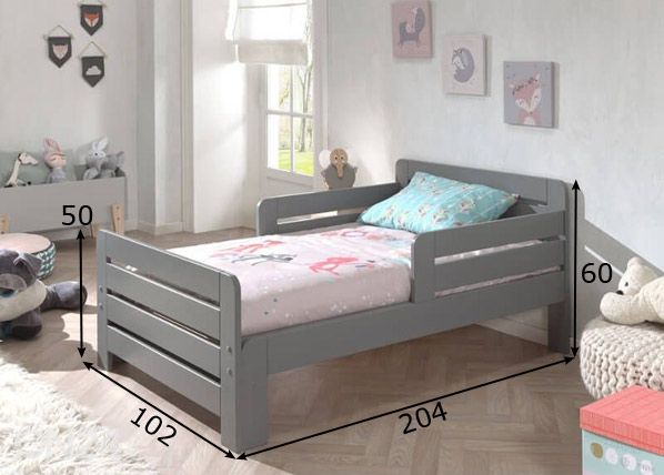 Jatkettava sänky Jumper 90x140/160/190 cm mitat