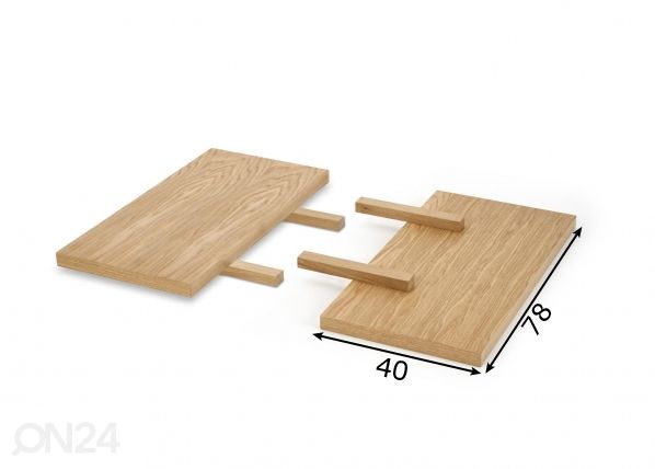 Jatkolevyt 78x40 cm mitat