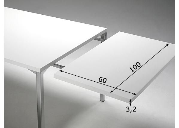 Jatkopala VIIWA-ruokapöytään mitat