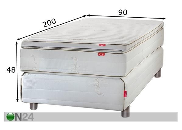 Jenkkisänky SPECIAL 90x200 cm mitat