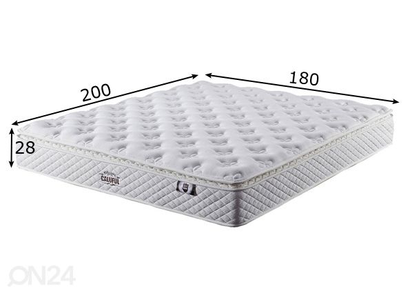 Joustinpatja 180x200 cm mitat