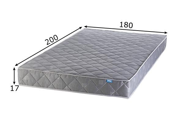 Joustinpatja BED4U POCKET 180x200 cm mitat