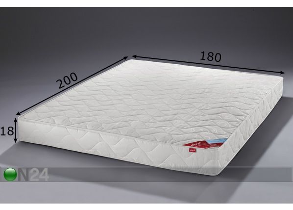 Joustinpatja BLUE BONELL COCO 180x200 cm mitat