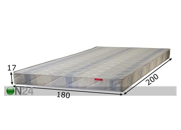 Joustinpatja COCO 180x200 cm mitat