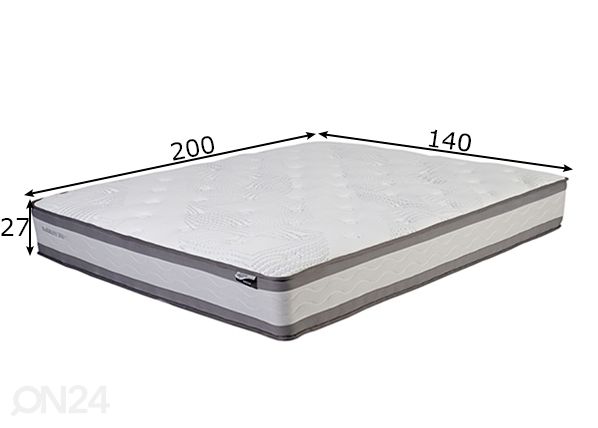 Joustinpatja Harmony Duo 140x200 cm mitat