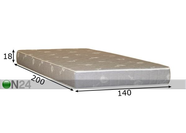 Joustinpatja HYPNOS VENUS 140x200 cm mitat