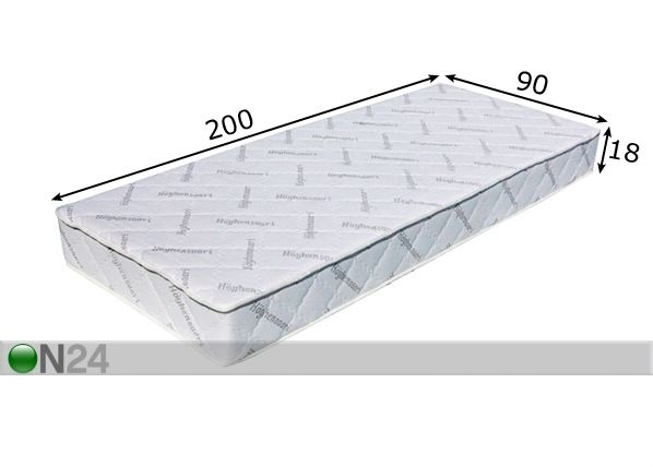 Joustinpatja HYPNOS VENUS 90x200 cm mitat