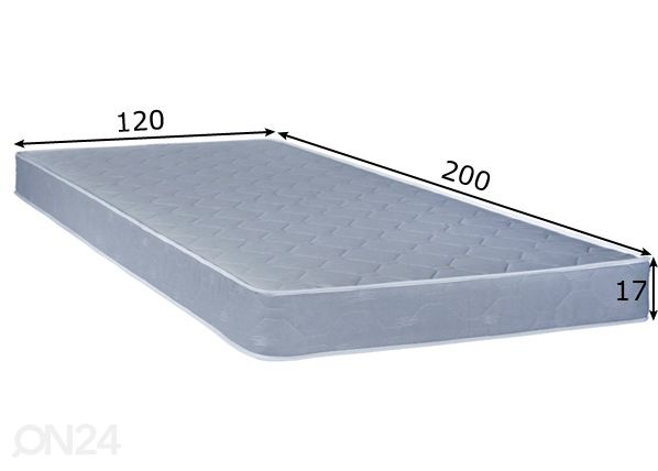Joustinpatja MONA 120x200 cm mitat