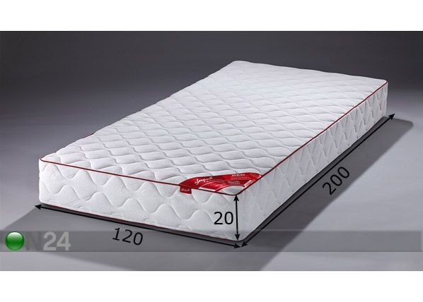 Joustinpatja RED ORTHOPEDIC SENSITY™ 2,1 120x200 cm mitat