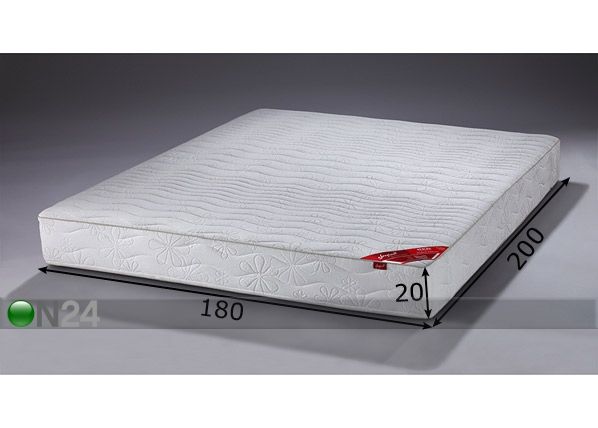 Joustinpatja RED POCKET 2,1 180x200 cm mitat