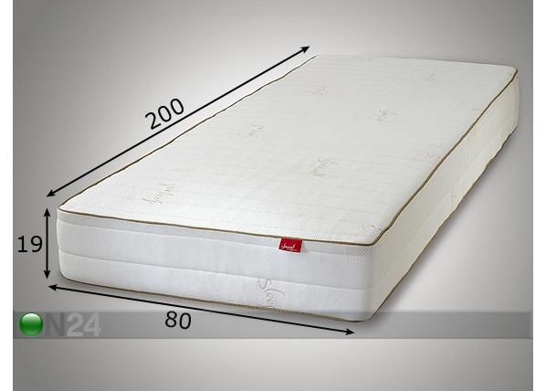 Joustinpatja SPECIAL 2,1 80x200 cm mitat