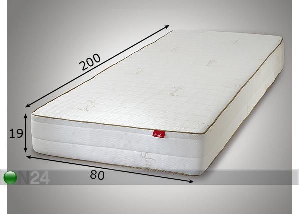 Joustinpatja SPECIAL 80x200 cm mitat