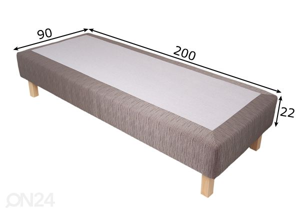 Joustinsänky Hypnos Apollo 90x200 cm mitat