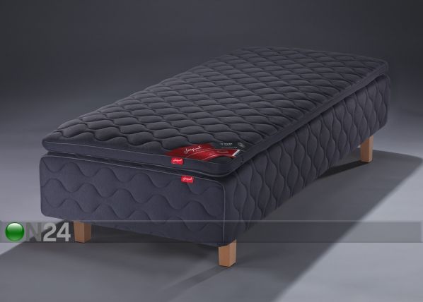 Joustinsänky RED ZONED tumma + TOP LATEX tumma 80x200 cm