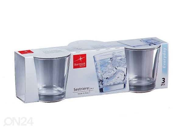 Juomalasi estriere 39 cl, 3 kpl