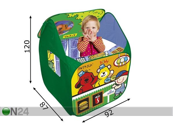K`S KIDS Teltta-maja mitat