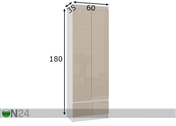 Kaappi 60 cm mitat