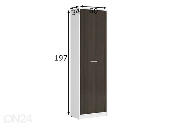 Kaappi 60 cm mitat