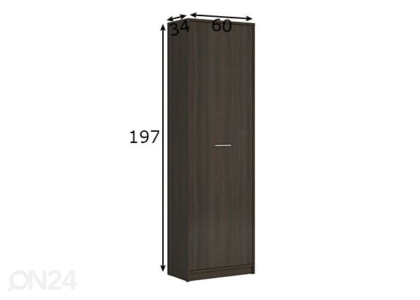 Kaappi 60 cm mitat