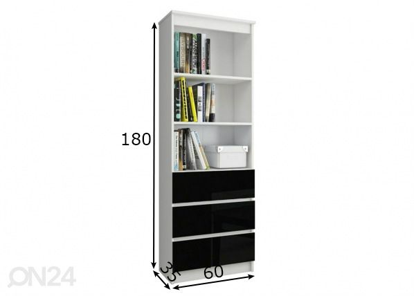 Kaappi 60 cm mitat