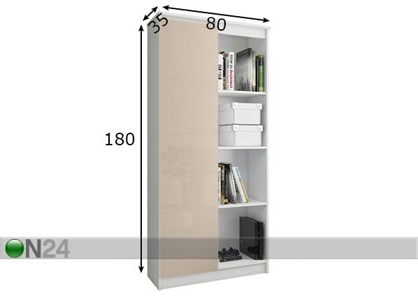 Kaappi 80 cm mitat