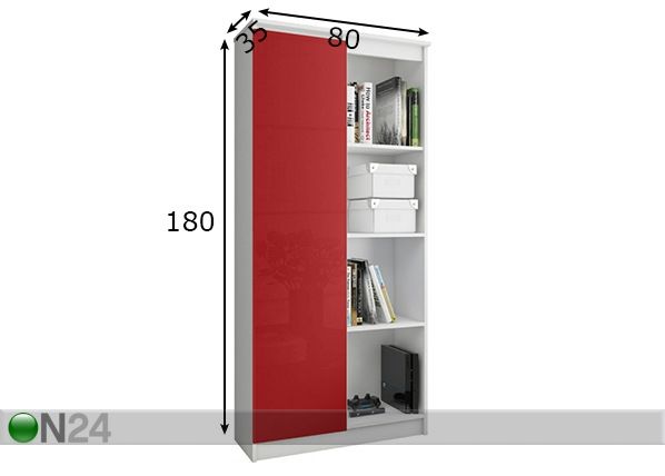 Kaappi 80 cm mitat