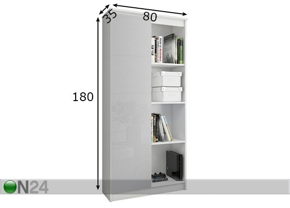 Kaappi 80 cm mitat