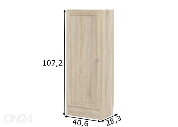 Kaappi Basic mitat