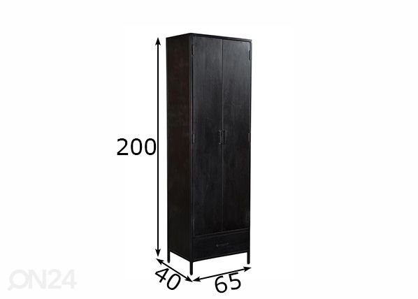Kaappi Kala 65 cm mitat