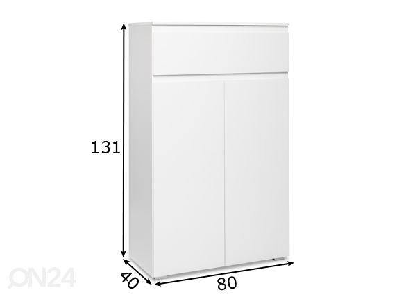 Kaappi/ kenkäkaappi Image mitat