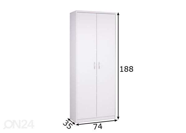Kaappi Kiel 13 mitat