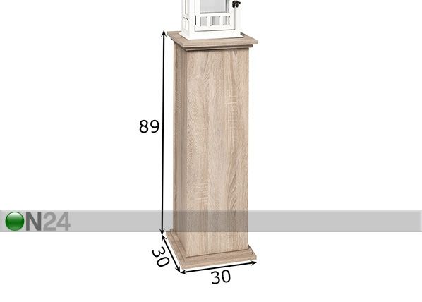 Kaappi/ kukkapöytä Essex 2 mitat