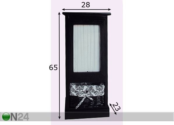 Kaappi LILY 6 mitat