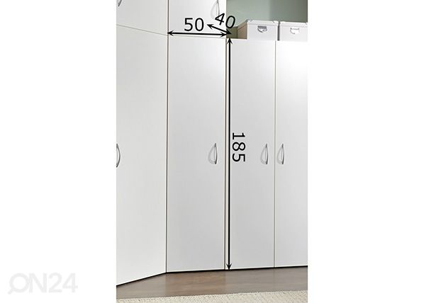 Kaappi MRK 641 50 cm mitat
