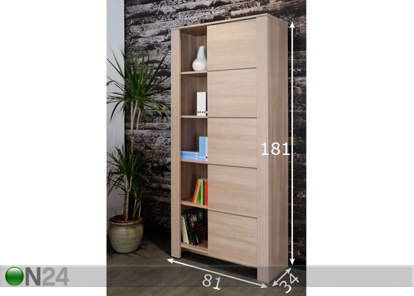 Kaappihyllystö NOLITA mitat