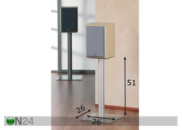 Kaiutinjalat CASA MINI mitat