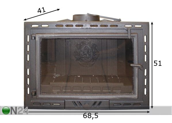 Kaminan tulipesä 12 kw mitat