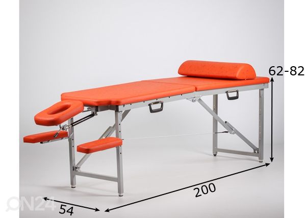 Kannettava hierontapöytä mitat