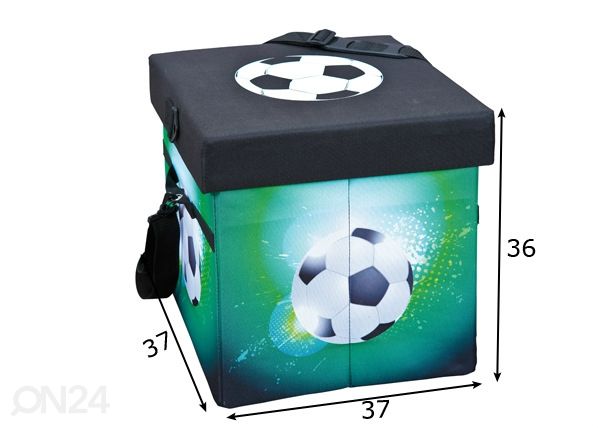 Kannettava kylmälaukku Fanbox I mitat