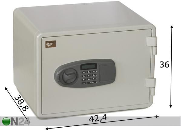 Kassakaappi ES-020 mitat