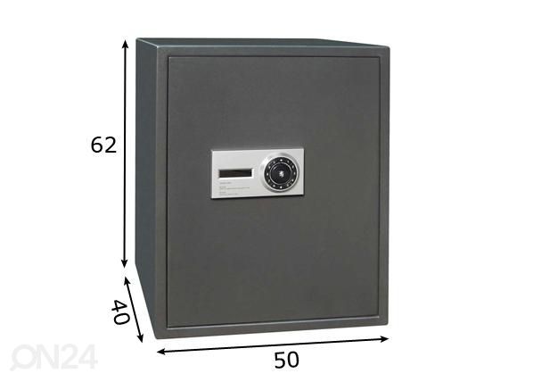 Kassakaappi SOHO 62 mitat